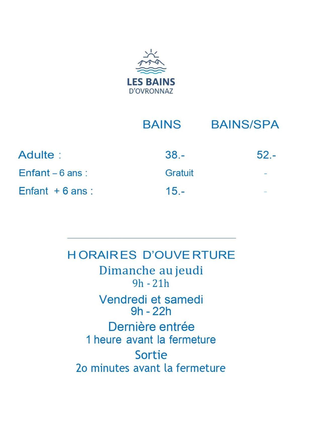 Hotel Des Bains D'Ovronnaz Zewnętrze zdjęcie